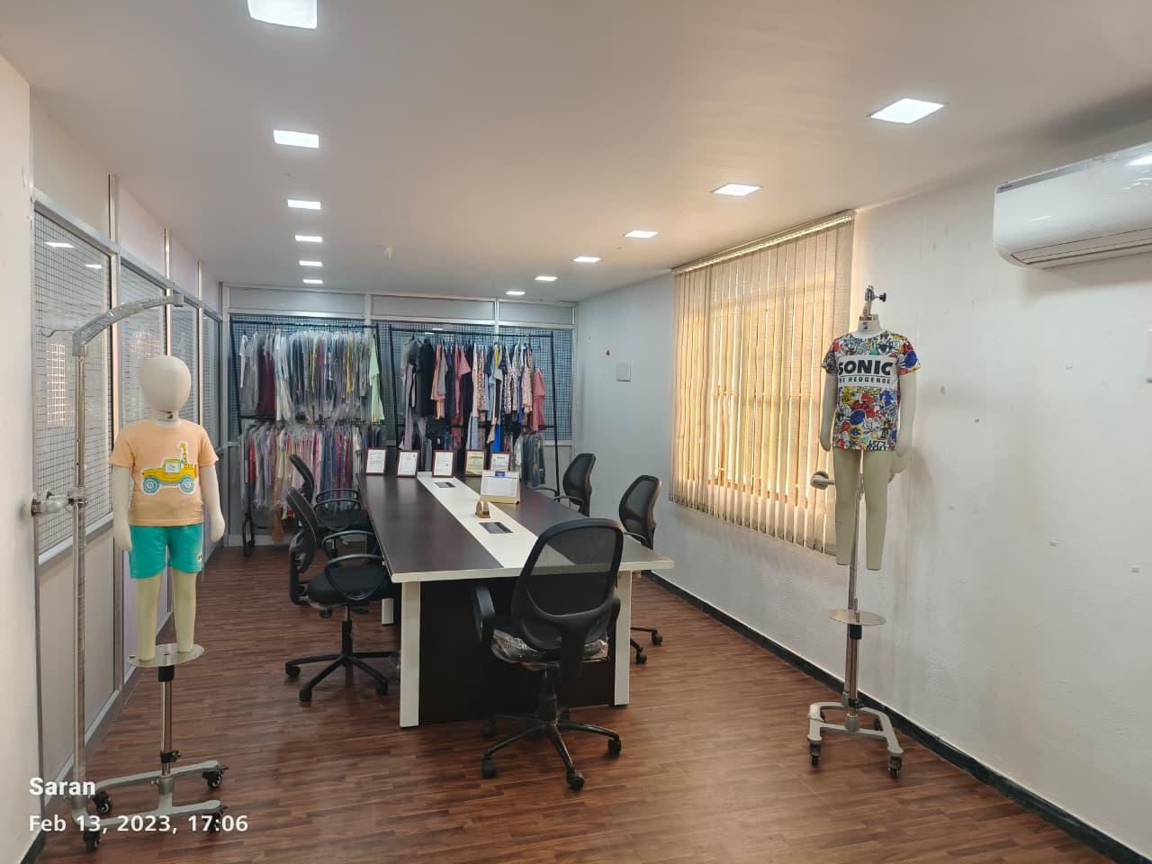 Showroom meeting area