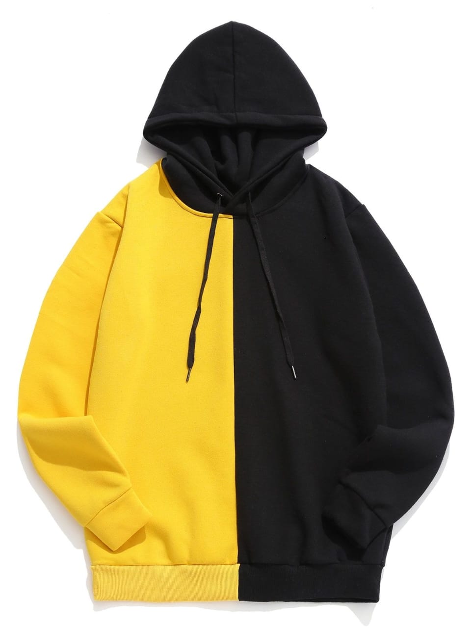 Panelled Hooded Sweatshirt