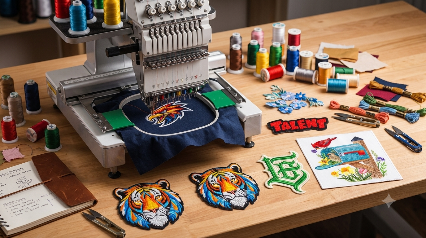 Multi-color Embroidery